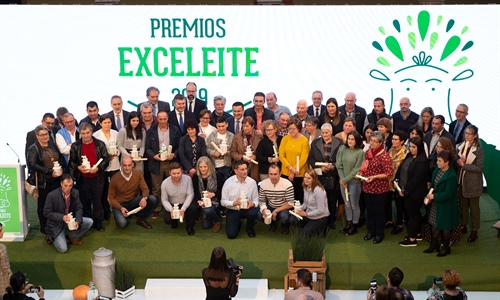 Los Premios Exceleite 2019 reconocen la calidad de la leche de vaca de...