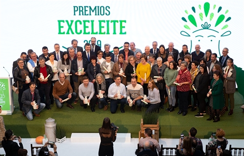 Los Premios Exceleite 2019 reconocen la calidad de la leche de vaca de...