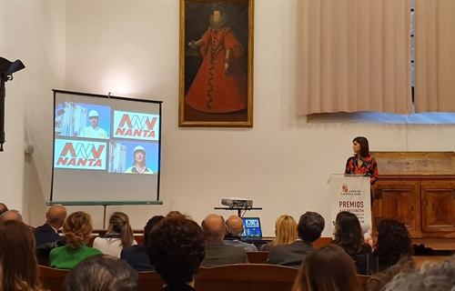 Nanta recibe un reconocimiento en Castilla y Len por su labor en...