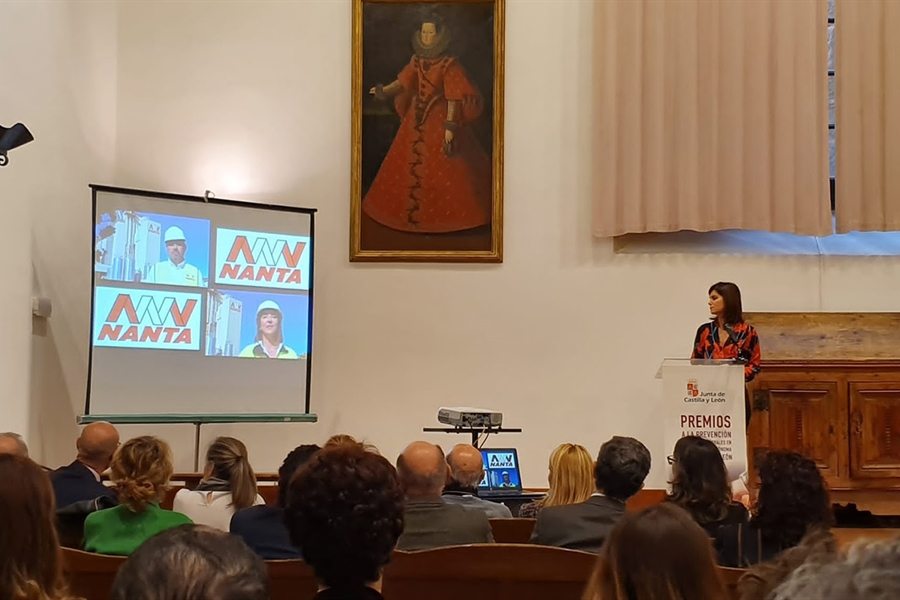 Nanta recibe un reconocimiento en Castilla y Len por su labor en...