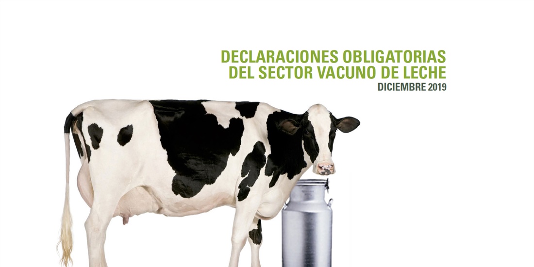 El precio medio en origen de la leche de vaca cierra 2019 alcanzando...