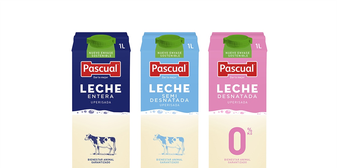 Leche Pascual lanza un nuevo Tetra Brik con el 89% de sus materiales...