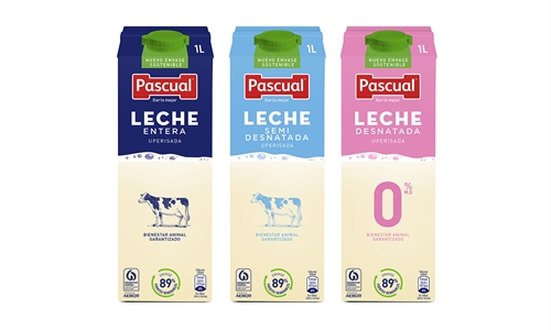 Leche Pascual lanza un nuevo Tetra Brik con el 89% de sus materiales...