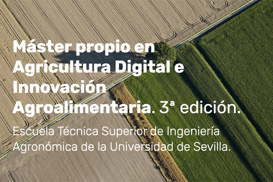 La preinscripcin al III Mster en Agricultura Digital e Innovacin...