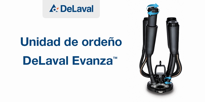 DeLaval presenta su nueva unidad de ordeo: DeLaval Evanza