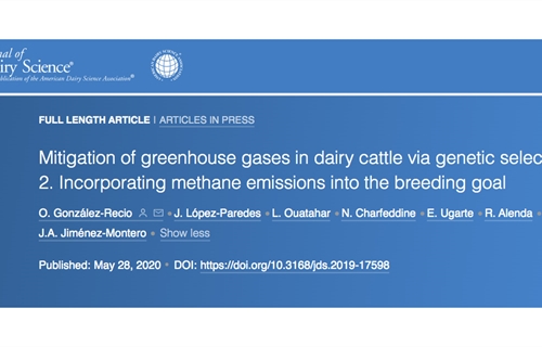 Mitigación de gases de efecto invernadero en ganado lechero mediante...
