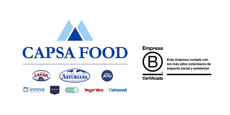 Capsa Food, primera empresa láctea española en obtener el certificado B Corp