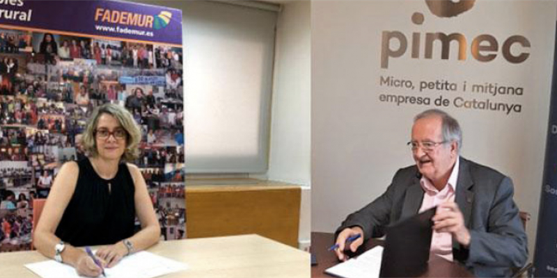 PIMEC y FADEMUR ofrecern acompaamiento a mujeres emprendedoras y microempresas en el mbito rural