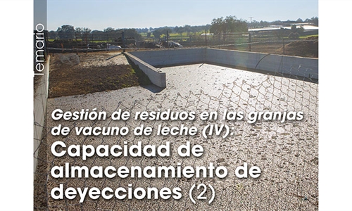 Gestión de residuos en las granjas de vacuno de leche (II):...