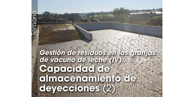Gestin de residuos en las granjas de vacuno de leche (II):...