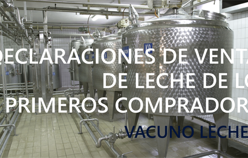 El precio de venta de leche cruda a un segundo comprador sube un 3 % en...