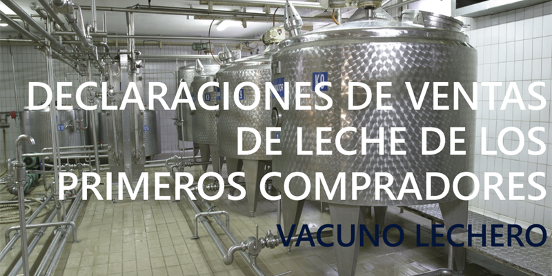 El precio de venta de leche cruda a un segundo comprador sube un 3 % en julio