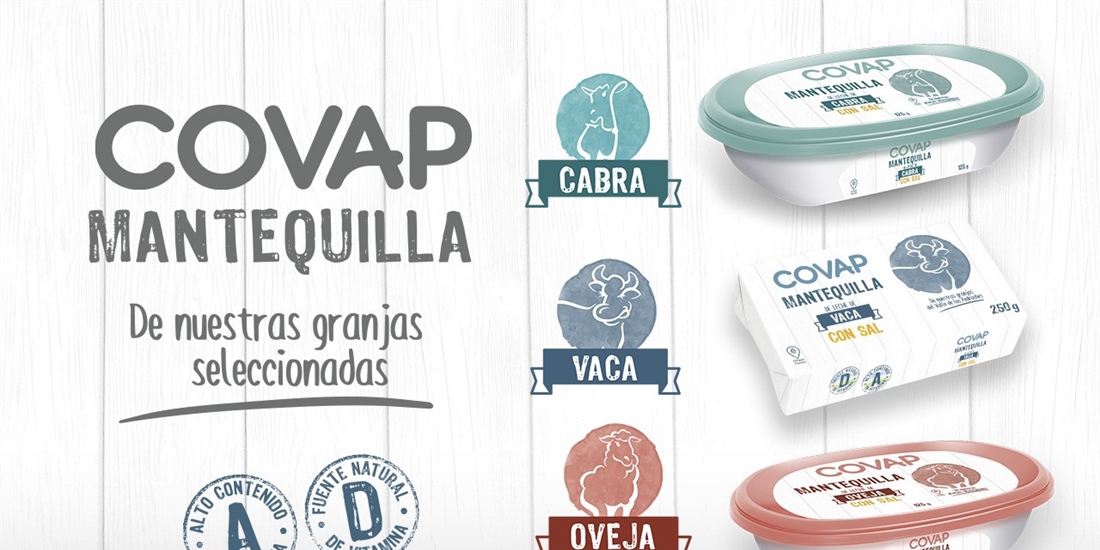 Lcteos COVAP lanza nueva gama de mantequillas elaboradas con leche de...