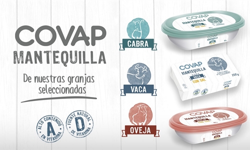 Lcteos COVAP lanza nueva gama de mantequillas elaboradas con leche de...