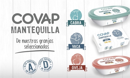 Lcteos COVAP lanza nueva gama de mantequillas elaboradas con leche de...