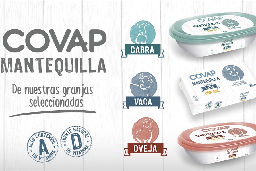 Lcteos COVAP lanza nueva gama de mantequillas elaboradas con leche de...