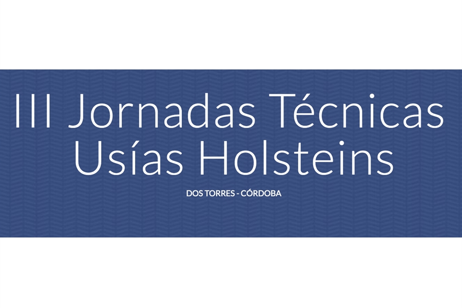 Abierta la inscripcin online a las III Jornadas Tcnicas Usas Holsteins