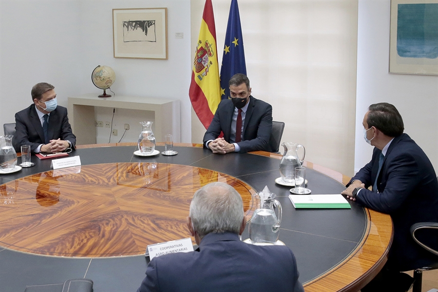 Pedro Snchez analiza las oportunidades de la nueva PAC para Espaa con...