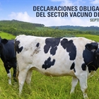 El precio en origen de la leche de vaca sube un 0,92% en septiembre hasta los 0,329 euros/litro