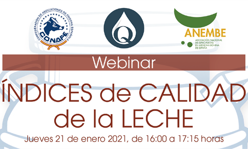 Webinar CONAFE: ndices de Calidad de la Leche