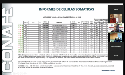 El webinar ndices de Calidad de la Leche rene a cerca de 100...