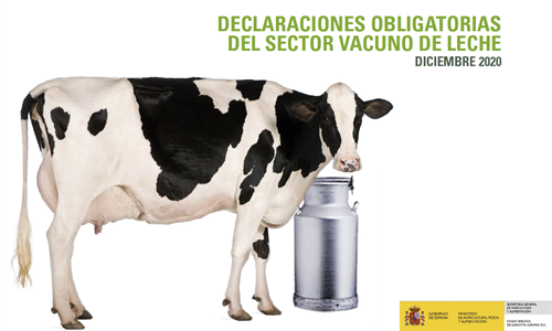 El precio en origen de la leche de vaca se situó en 0,339 euros/litro...