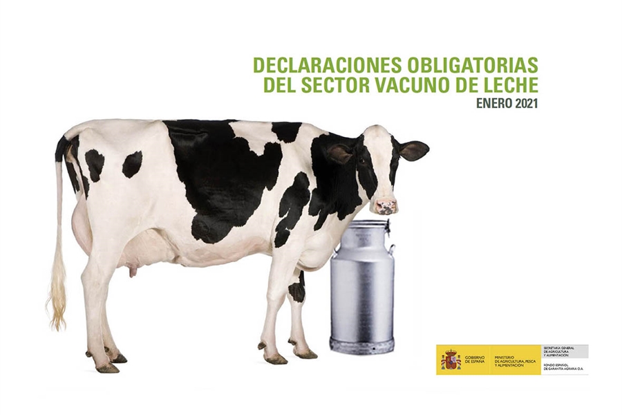 El precio en origen de la leche de vaca se sitúa en 0,340 euros/litro...