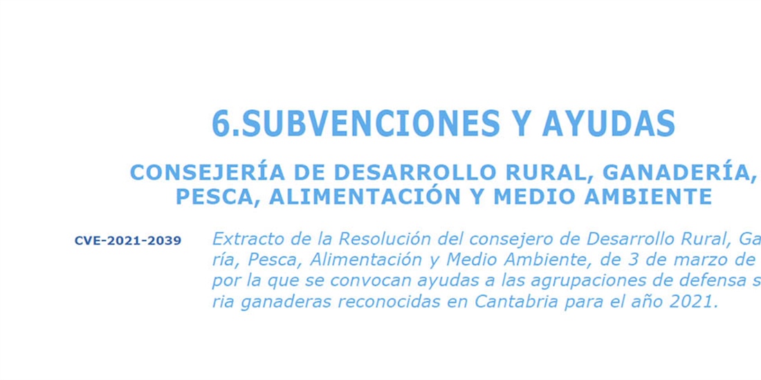 Cantabria convoca ayudas para compensar los costes de prevencin y...