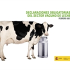 El precio en origen de la leche de vaca se sitúa en 0,338 euros/litro de media en febrero de 2021