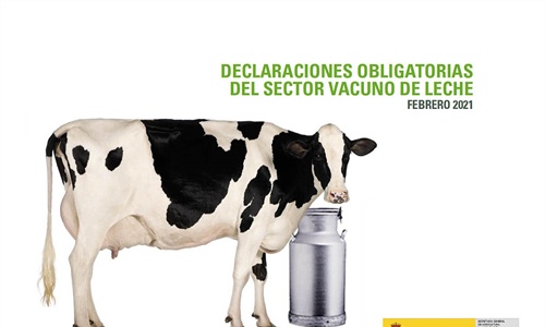 El precio en origen de la leche de vaca se sita en 0,338 euros/litro...