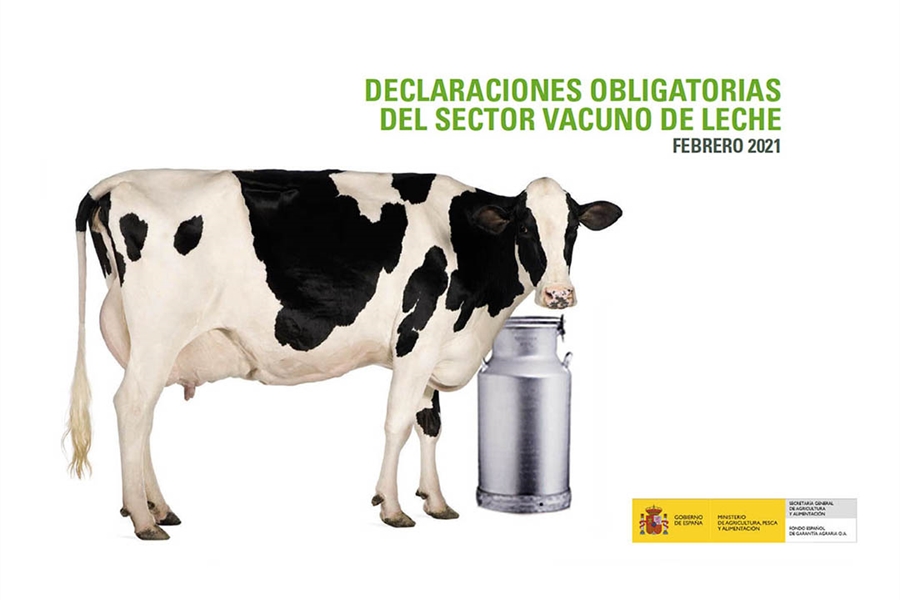 El precio en origen de la leche de vaca se sitúa en 0,338 euros/litro...