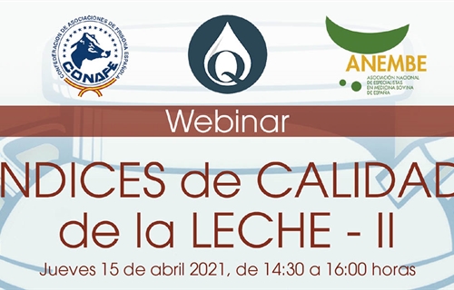 Webinar CONAFE: ndices de Calidad de la Leche II