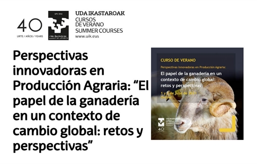Curso UPV/EHU: El papel de la ganadera en un contexto de cambio...