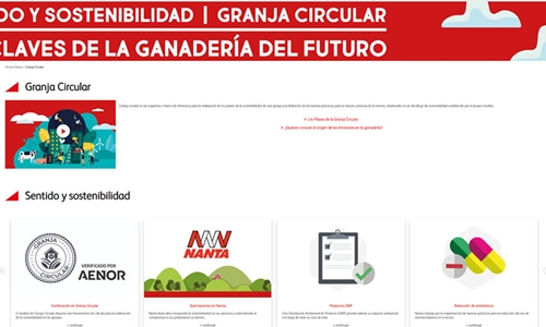 Nanta presenta la web de Granja Circular