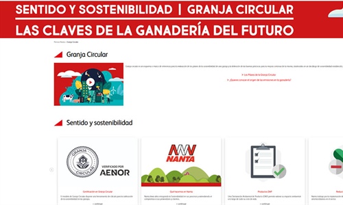 Nanta presenta la web de Granja Circular