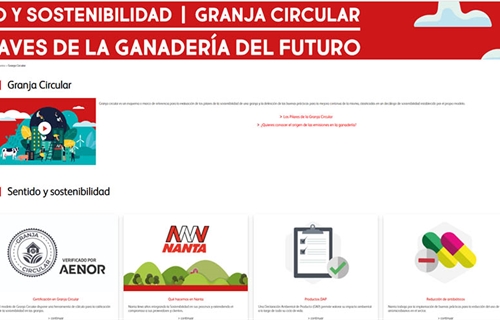 Nanta presenta la web de Granja Circular