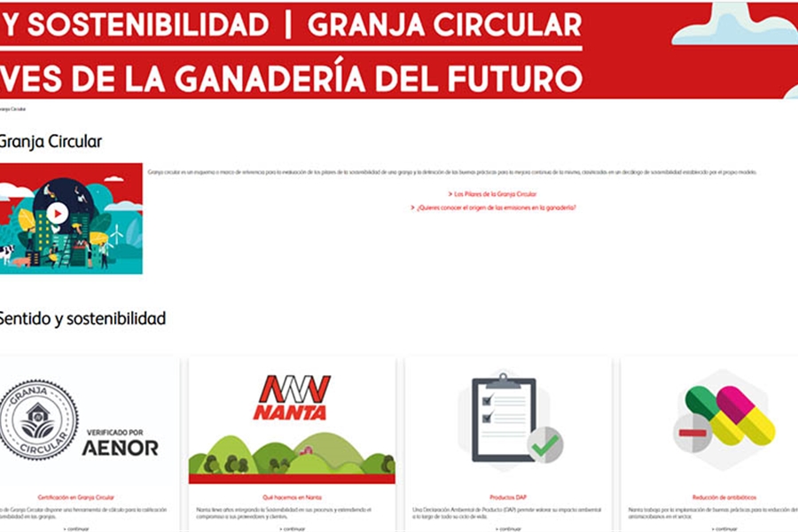 Nanta presenta la web de Granja Circular