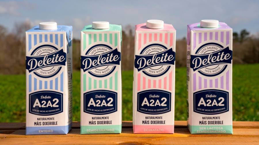 Lanzan Deleite A2A2, una nueva marca de leche gallega libre de la...