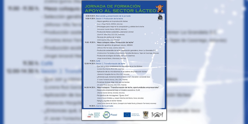 El IPLA-CSIC organiza una jornada de formacin de apoyo al sector lcteo