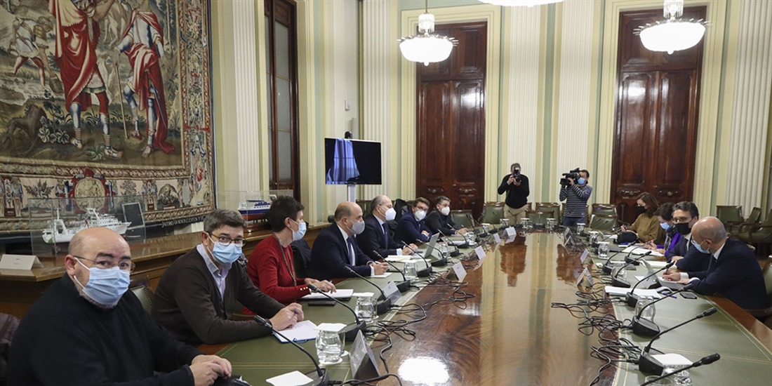 Reuni�n de los agentes del sector l�cteo en el Ministerio de Agricultura