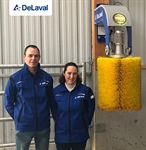 Un modelo actualizado del cepillo rotativo de DeLaval para celebrar las 100.000 ventas