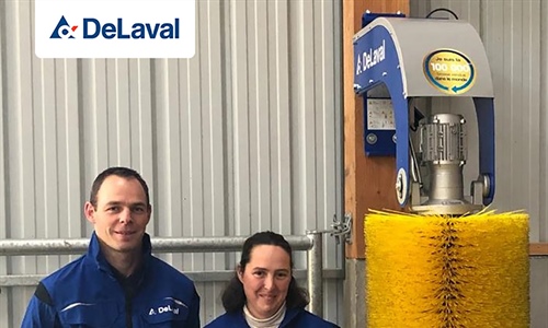 Un modelo actualizado del cepillo rotativo de DeLaval para celebrar las...