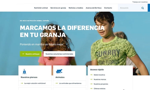 De Heus Espaa lanza su nueva pgina web