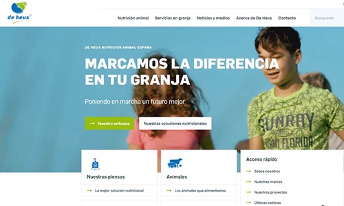 De Heus Espaa lanza su nueva pgina web