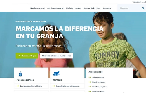 De Heus España lanza su nueva página web