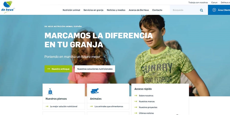 De Heus Espaa lanza su nueva pgina web