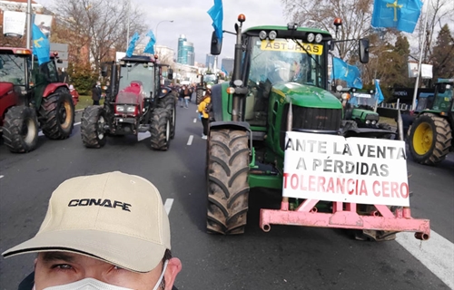 Cerca de 6.000 personas se concentraron frente al Ministerio de...
