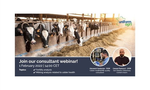 Uniform-Agri organiza un seminario web destinado a veterinarios y asesores