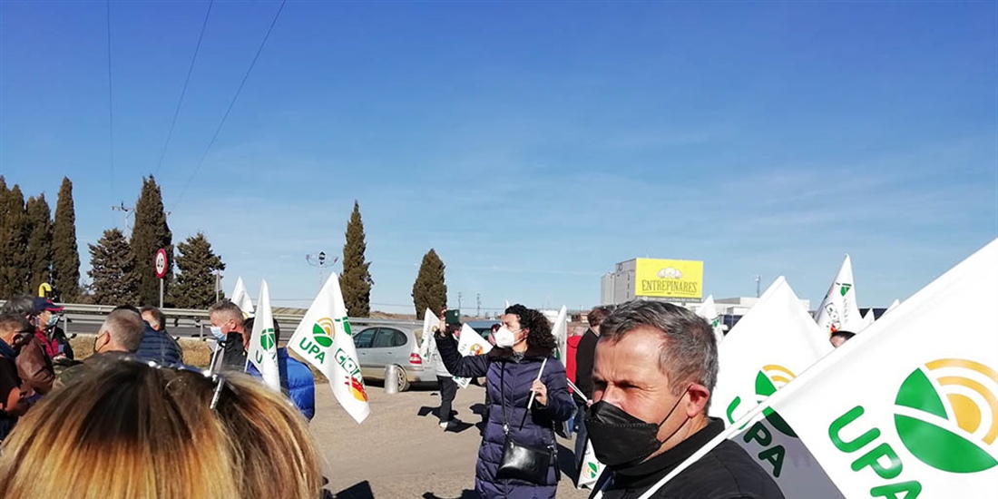 Ganaderos de Castilla y Len derraman leche junto a las industrias para...