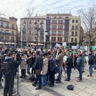 Un centenar de ganaderos se manifiesta en Toledo para pedir un precio justo para la leche de vaca